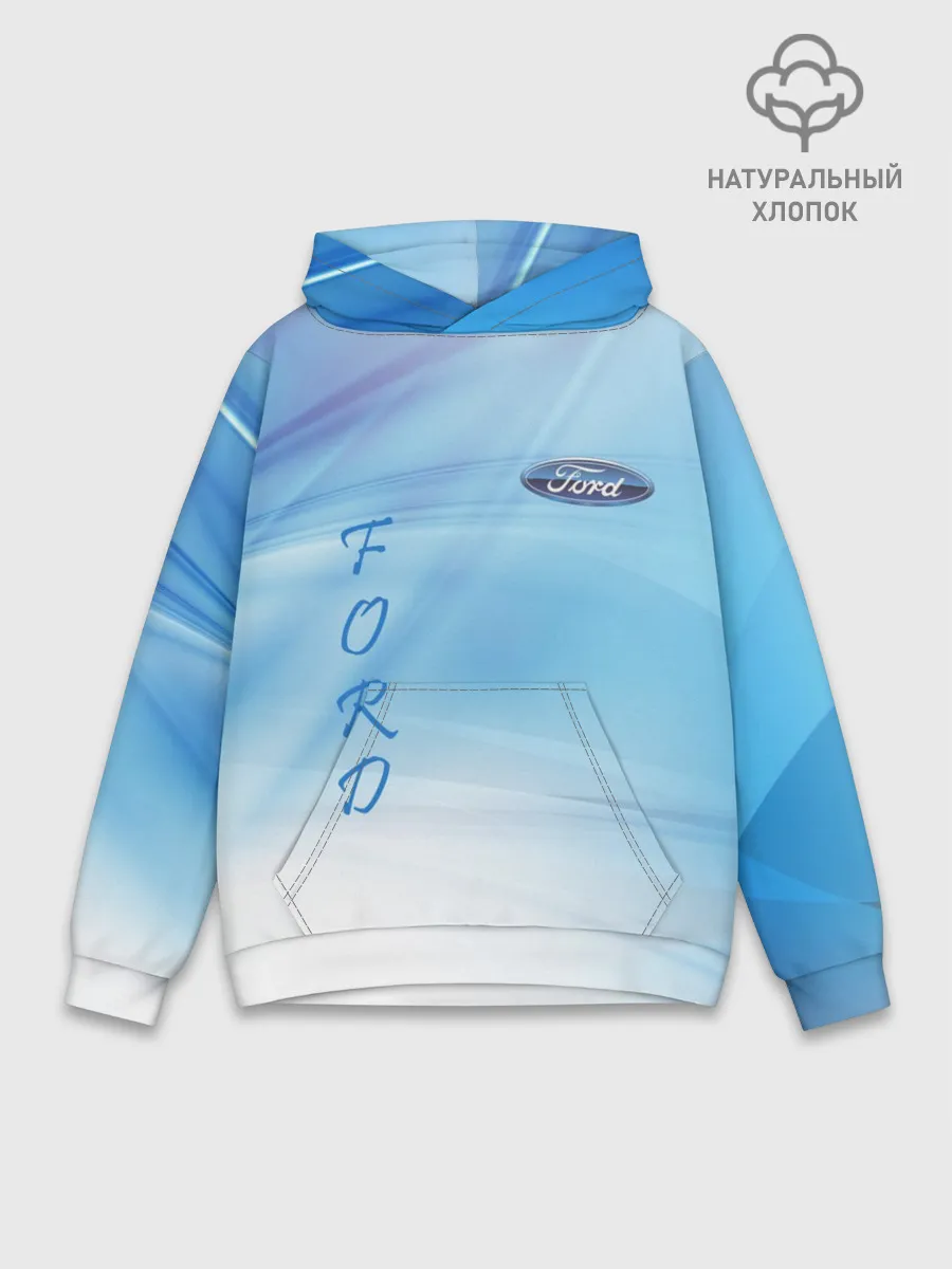 Худи мужской база хлопок / FORD