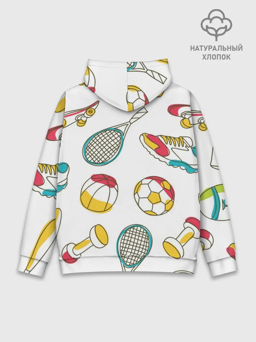 Худи мужской база хлопок / Спорт