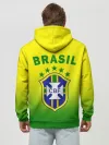 Худи мужской база хлопок / Сборная Бразилии