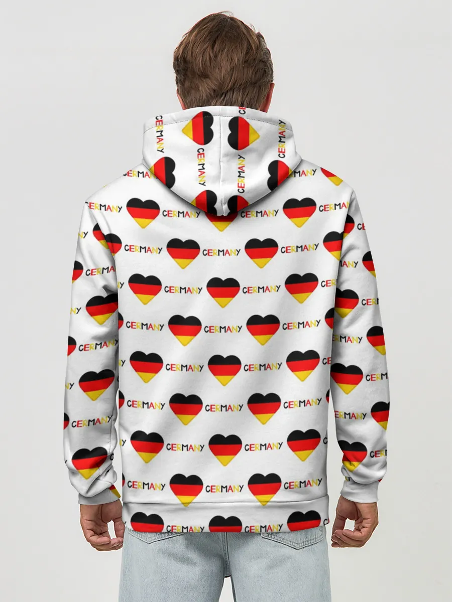 Худи мужской база хлопок / Love Germany