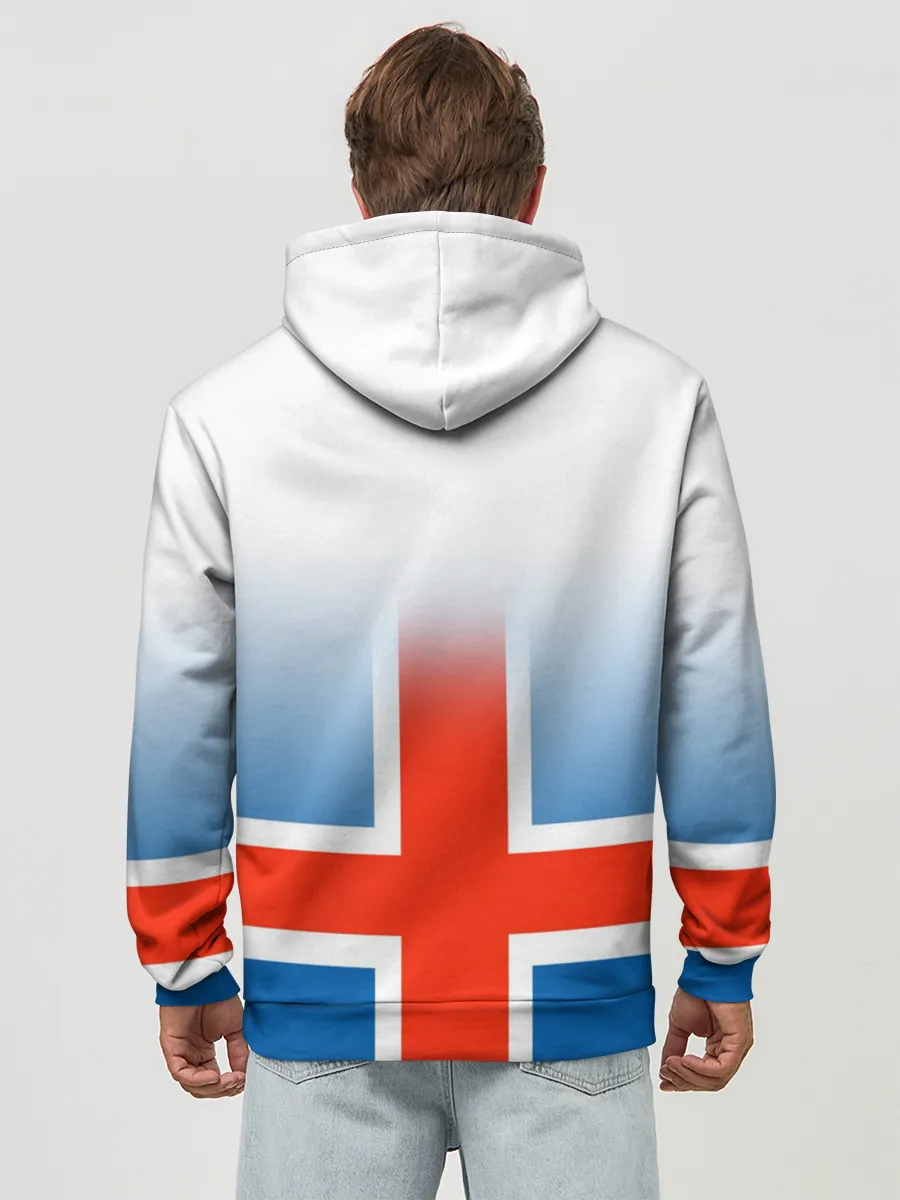 Худи мужской база хлопок / KSI ICELAND SPORT