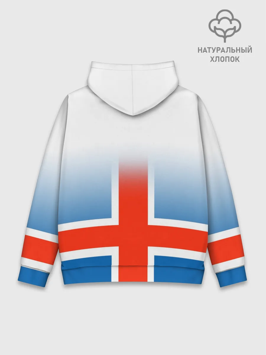 Худи мужской база хлопок / KSI ICELAND SPORT