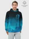 Худи мужской база хлопок / TEAM LIQUID E-SPORT