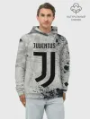 Худи мужской база хлопок / JUVENTUS.
