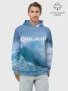 Худи мужской база хлопок / God of WAR