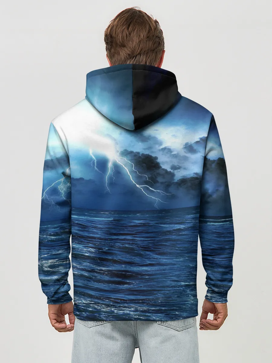 Худи мужской база хлопок / God of WAR