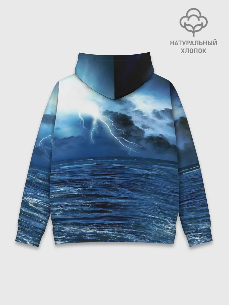 Худи мужской база хлопок / God of WAR