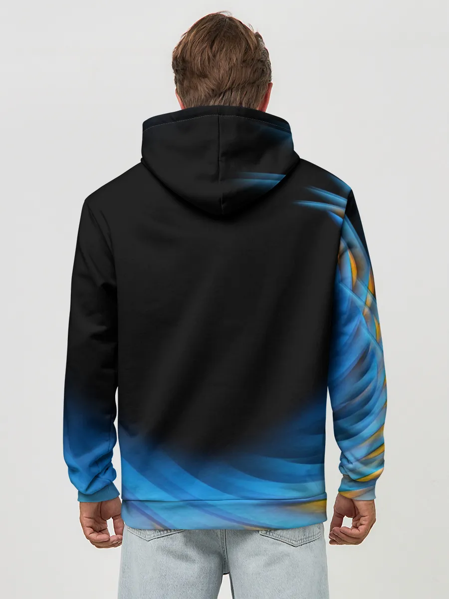 Худи мужской база хлопок / Россия спорт