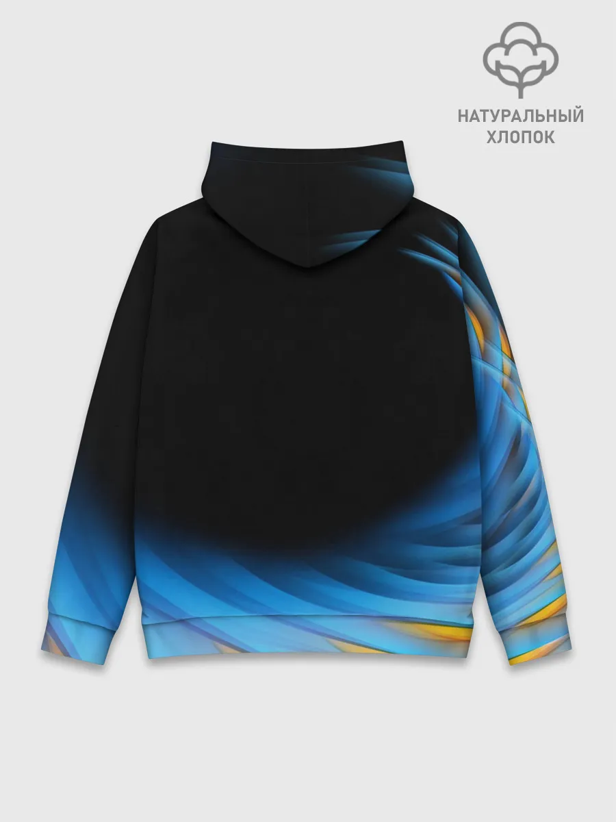 Худи мужской база хлопок / Россия спорт