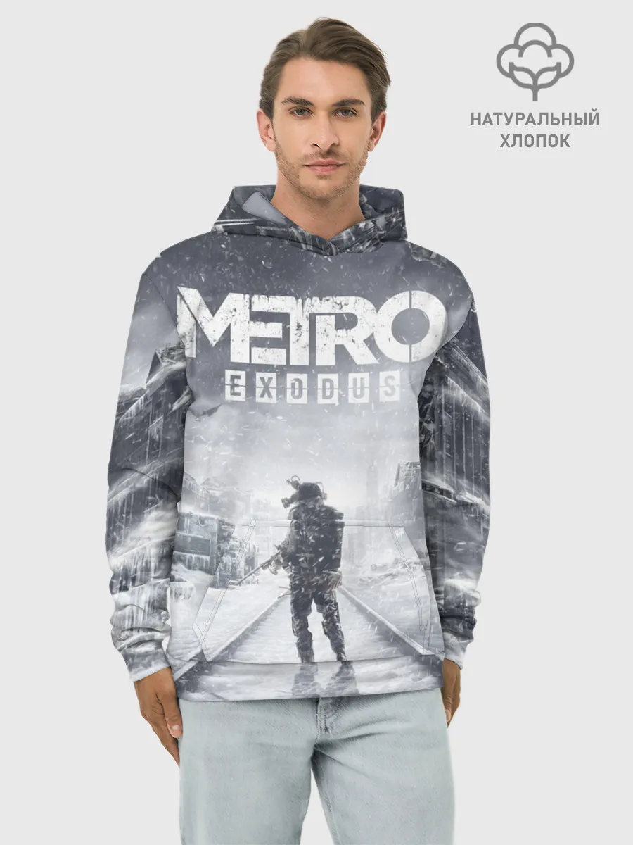 Худи мужской база хлопок / Metro Exodus: Артём