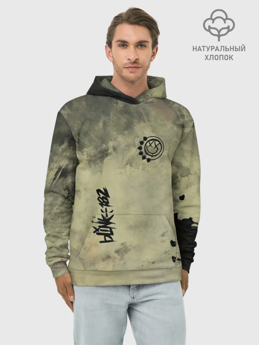 Худи мужской база хлопок / Blink-182