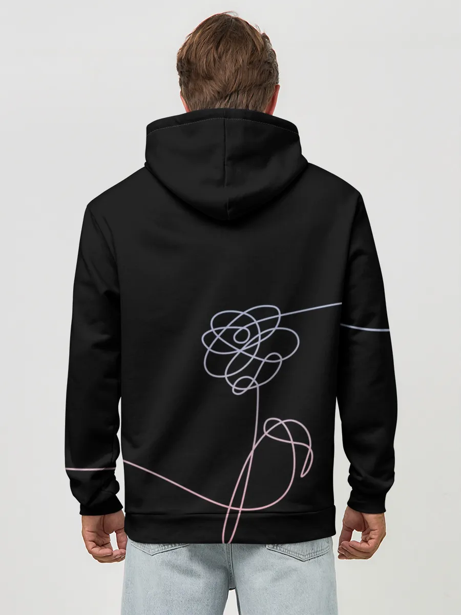 Худи мужской база хлопок / LOVE YOURSELF_5