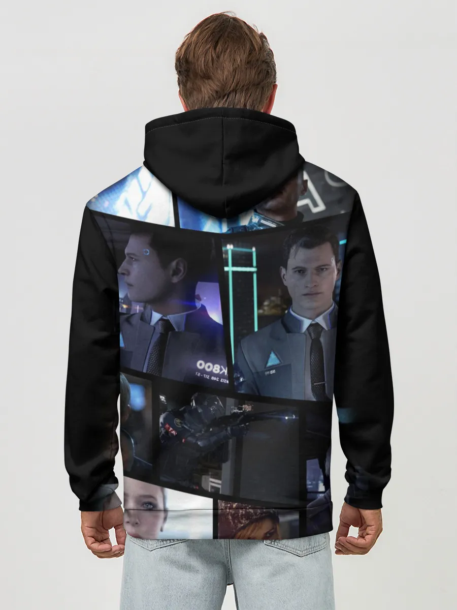 Худи мужской база хлопок / DETROIT BECOME HUMAN