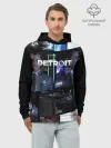 Худи мужской база хлопок / DETROIT BECOME HUMAN