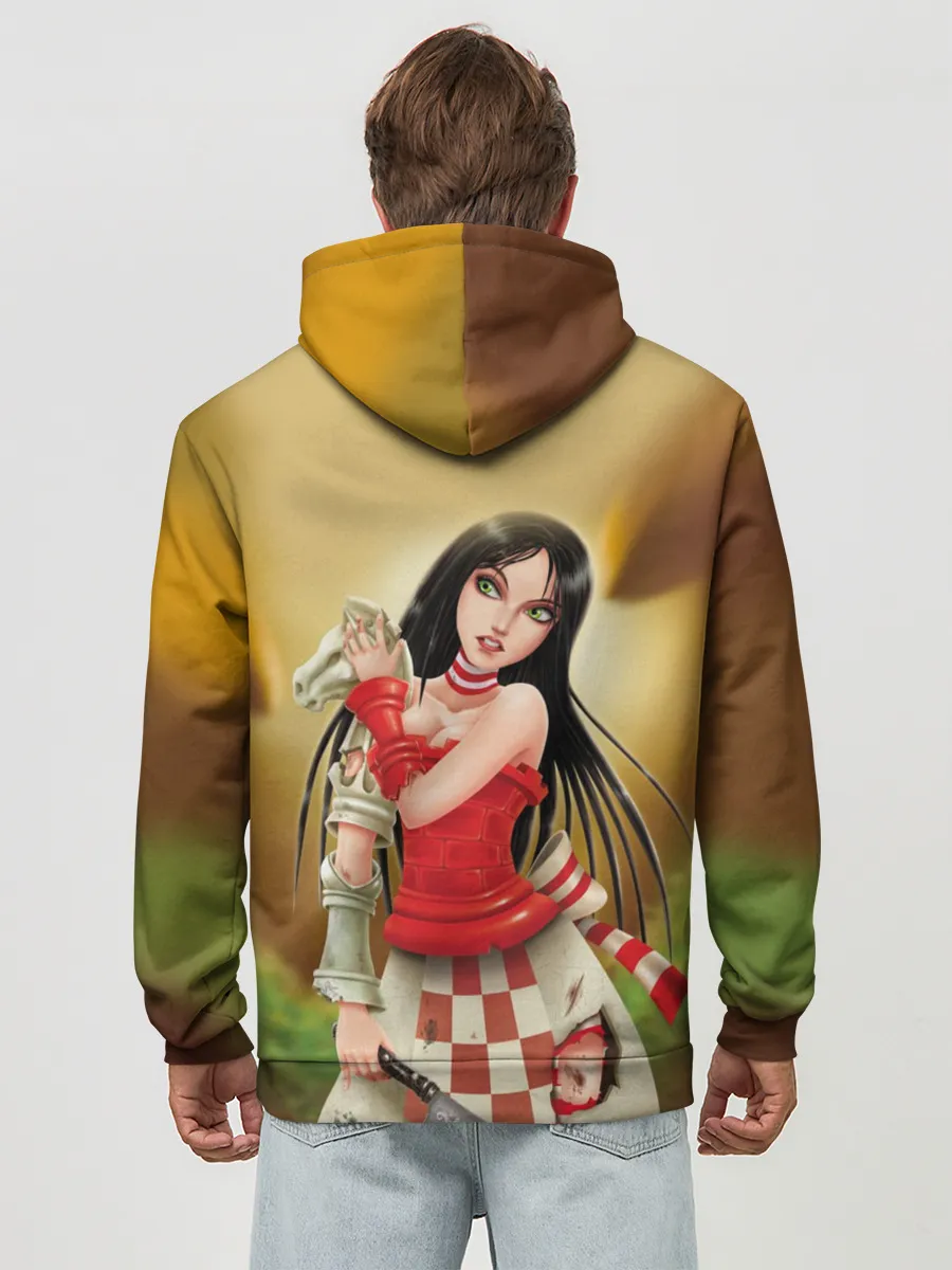 Худи мужской база хлопок / Алиса: безумие возвращается