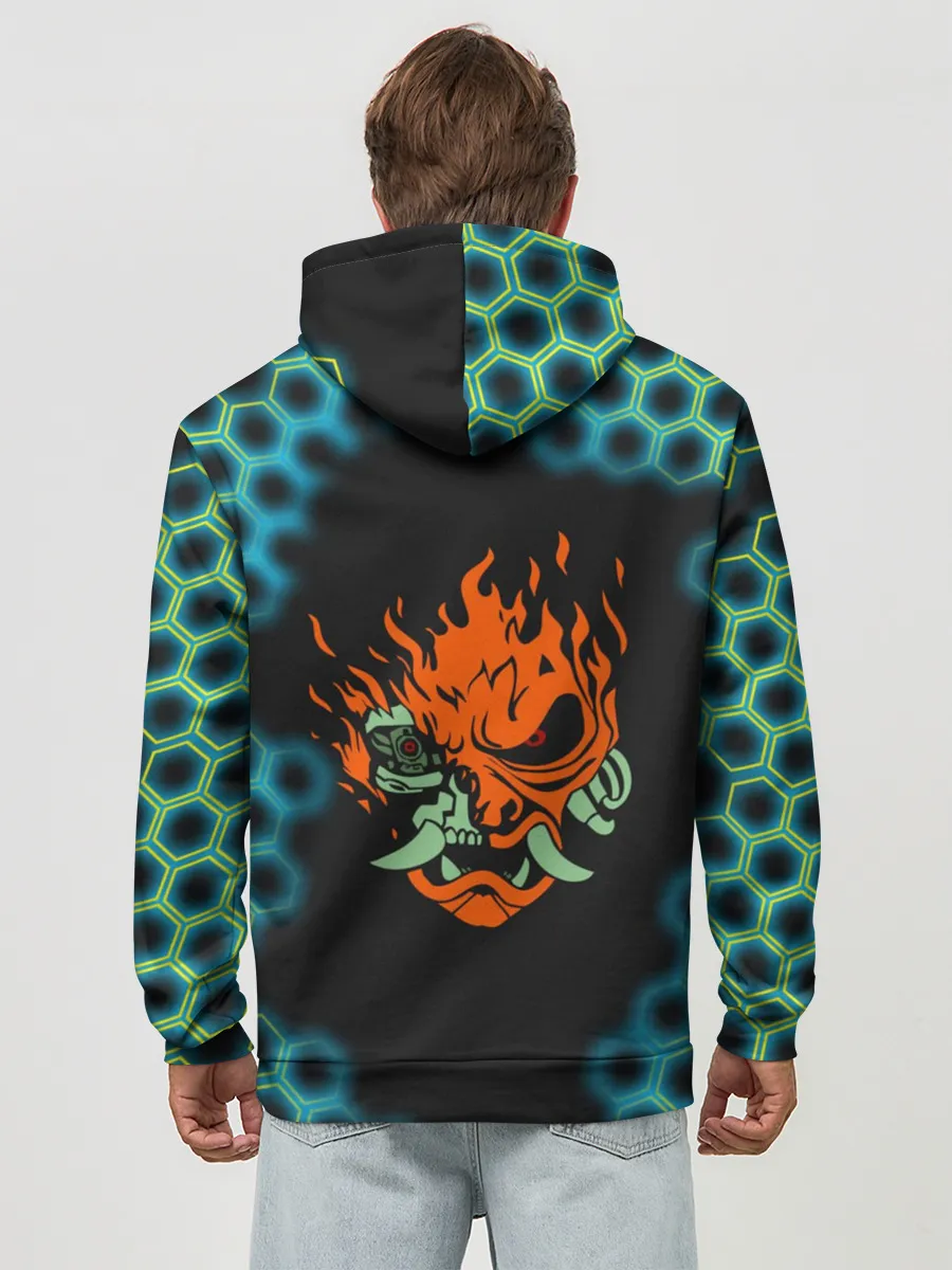 Худи мужской база хлопок / CYBERPUNK 2077