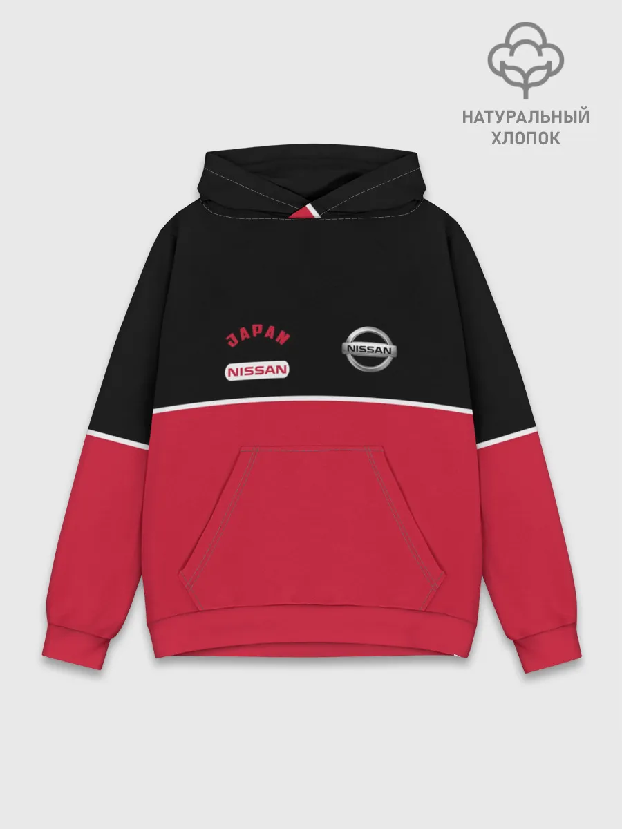 Худи мужской база хлопок / Nissan