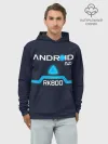 Худи мужской база хлопок / ANDROID RK800 CONNOR