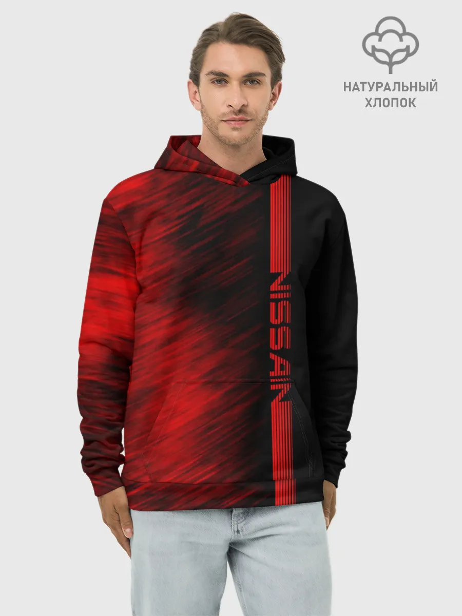 Худи мужской база хлопок / Nissan