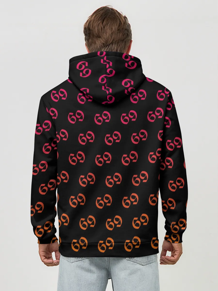 Худи мужской база хлопок / 6IX9INE 69