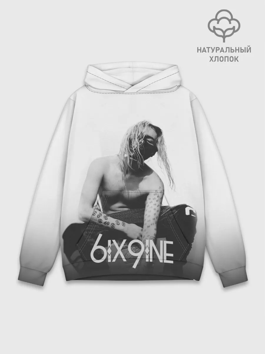 Худи мужской база хлопок / 6IX9INE