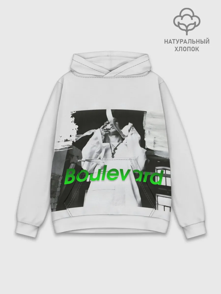 Худи мужской база хлопок / Boulevard