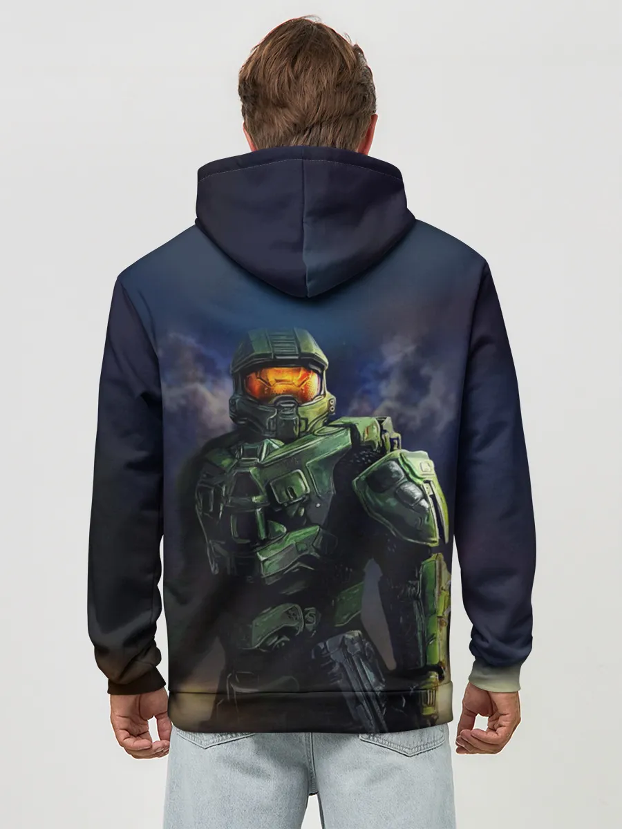 Худи мужской база хлопок / Halo