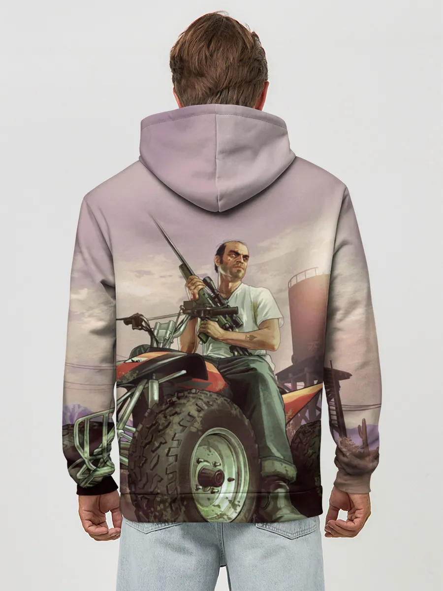 Худи мужской база хлопок / Grand Theft Auto