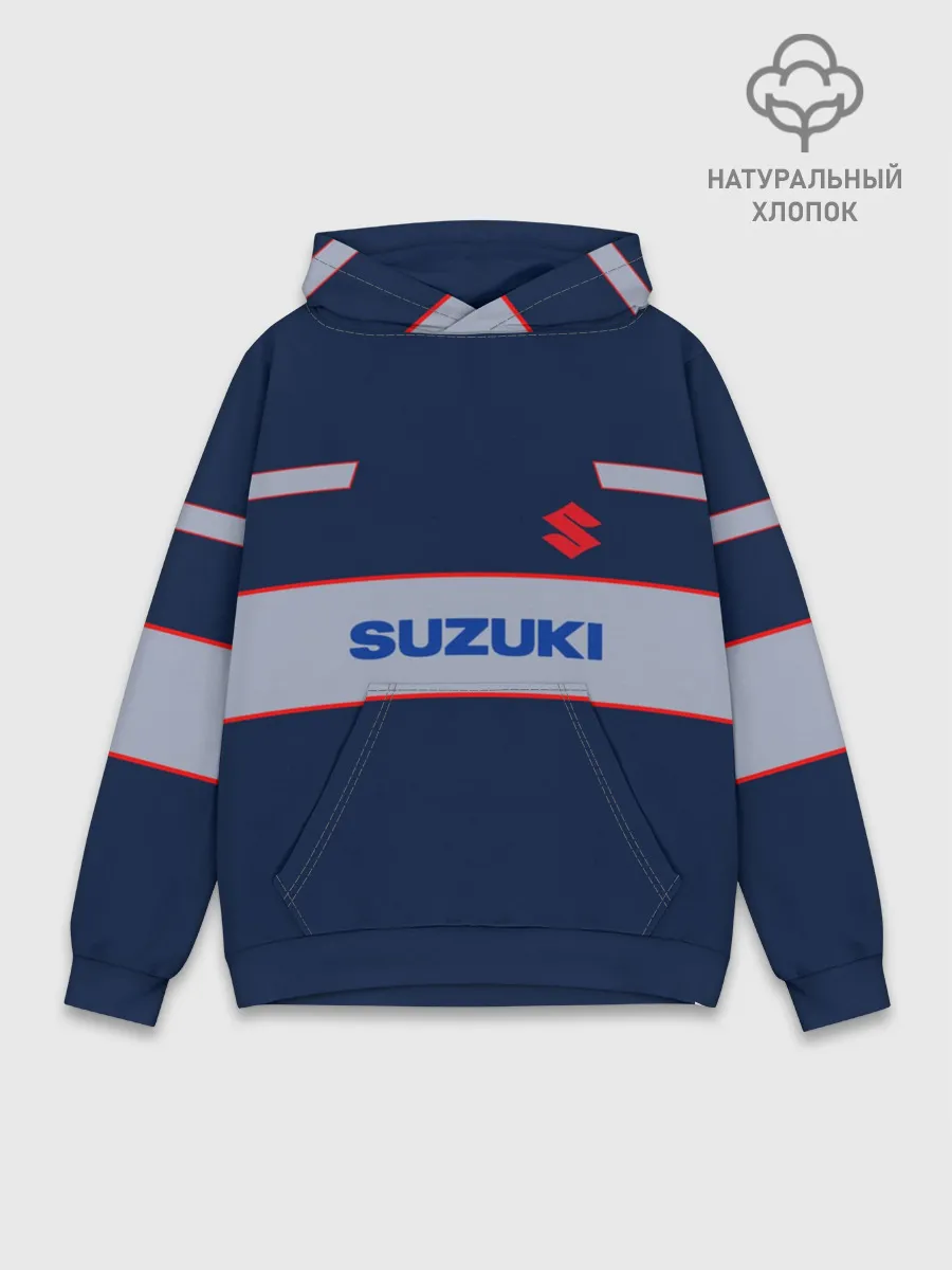 Худи мужской база хлопок / Suzuki