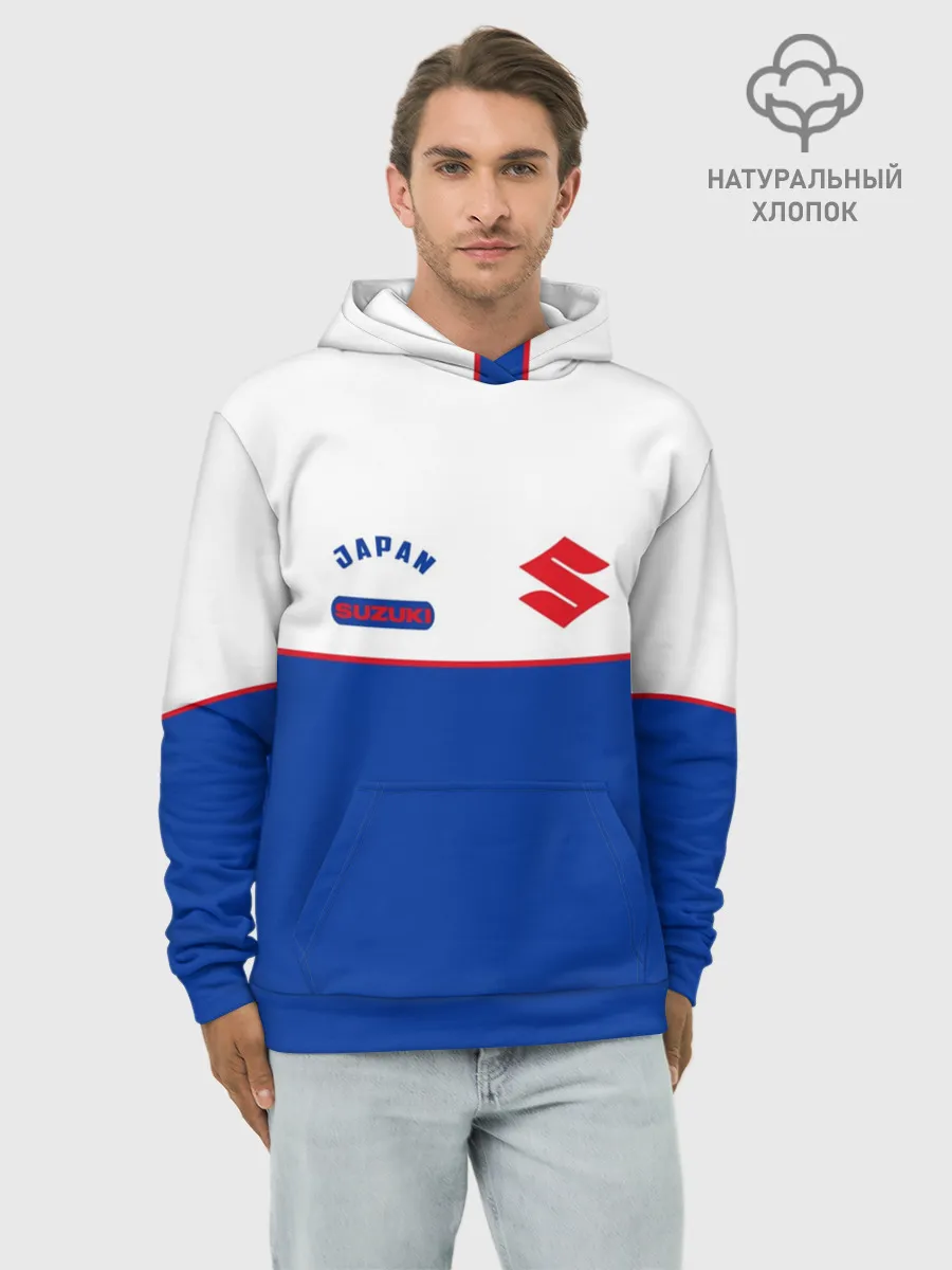 Худи мужской база хлопок / Suzuki