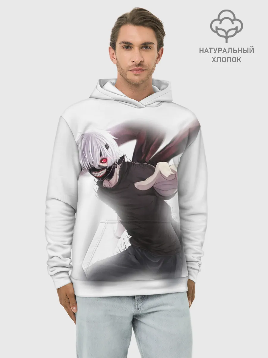 Худи мужской база хлопок / Токийский гуль
