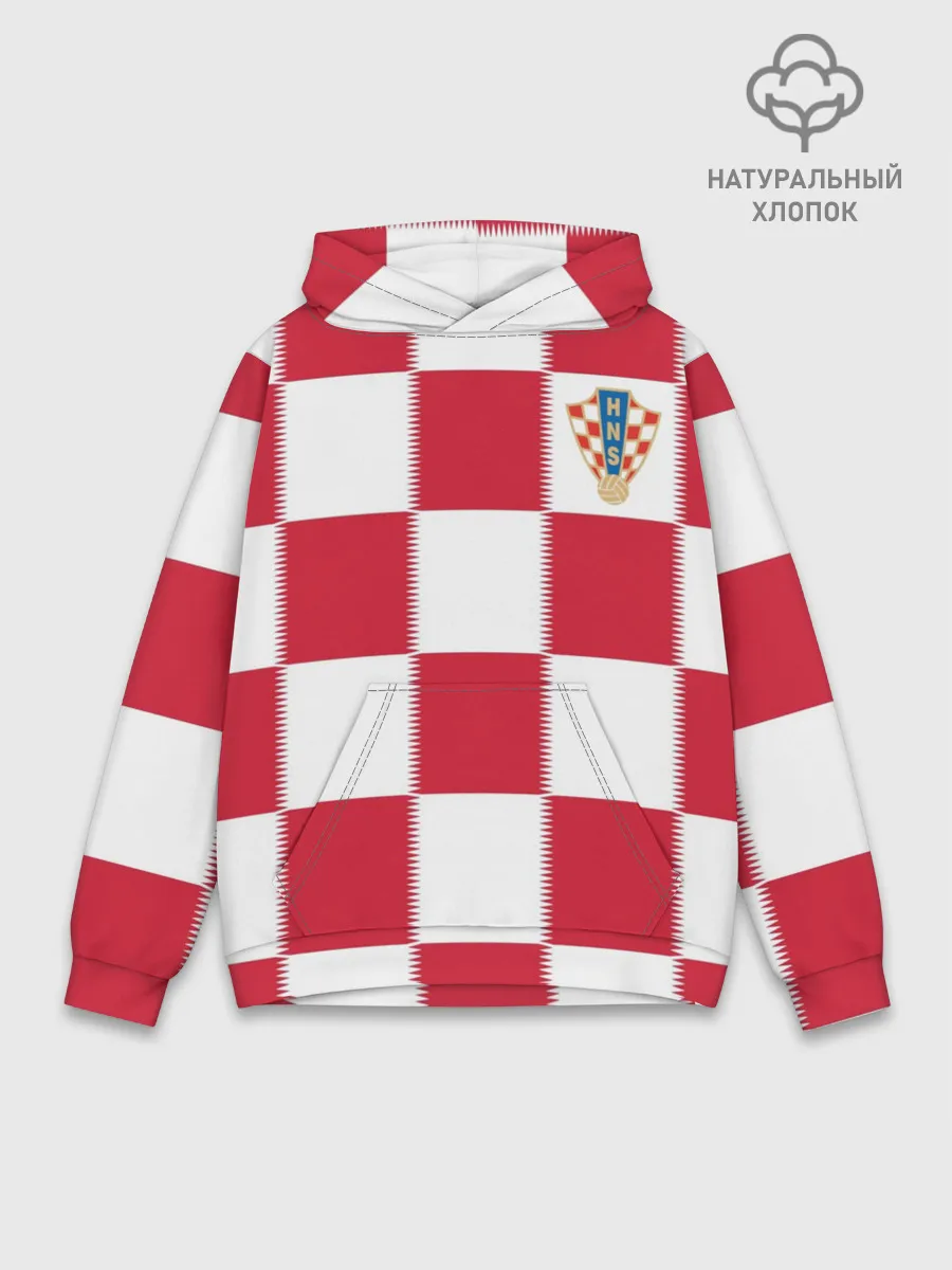 Худи мужской база хлопок / Форма Хорватии