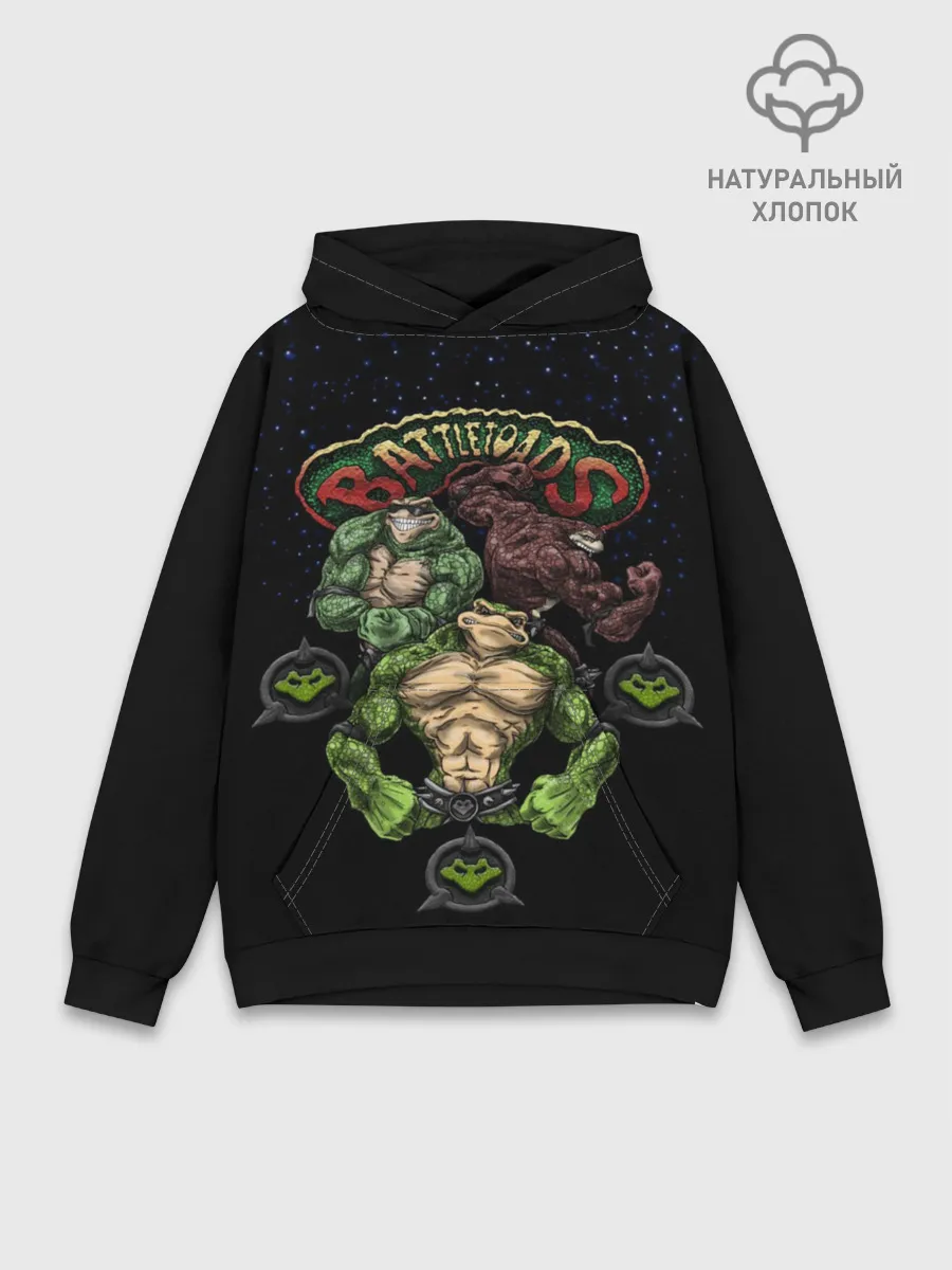 Худи мужской база хлопок / Battletoads