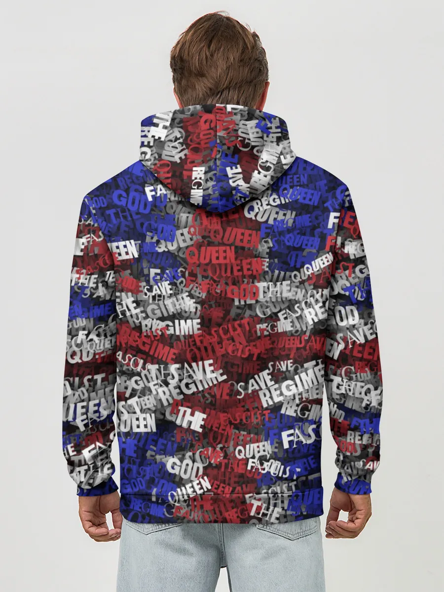 Худи мужской база хлопок / God Save the Queen!