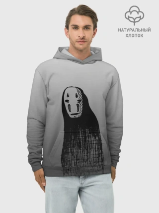 Худи мужской база хлопок / Мрачный Каонаси