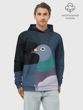 Худи мужской база хлопок / Голубь Наташа
