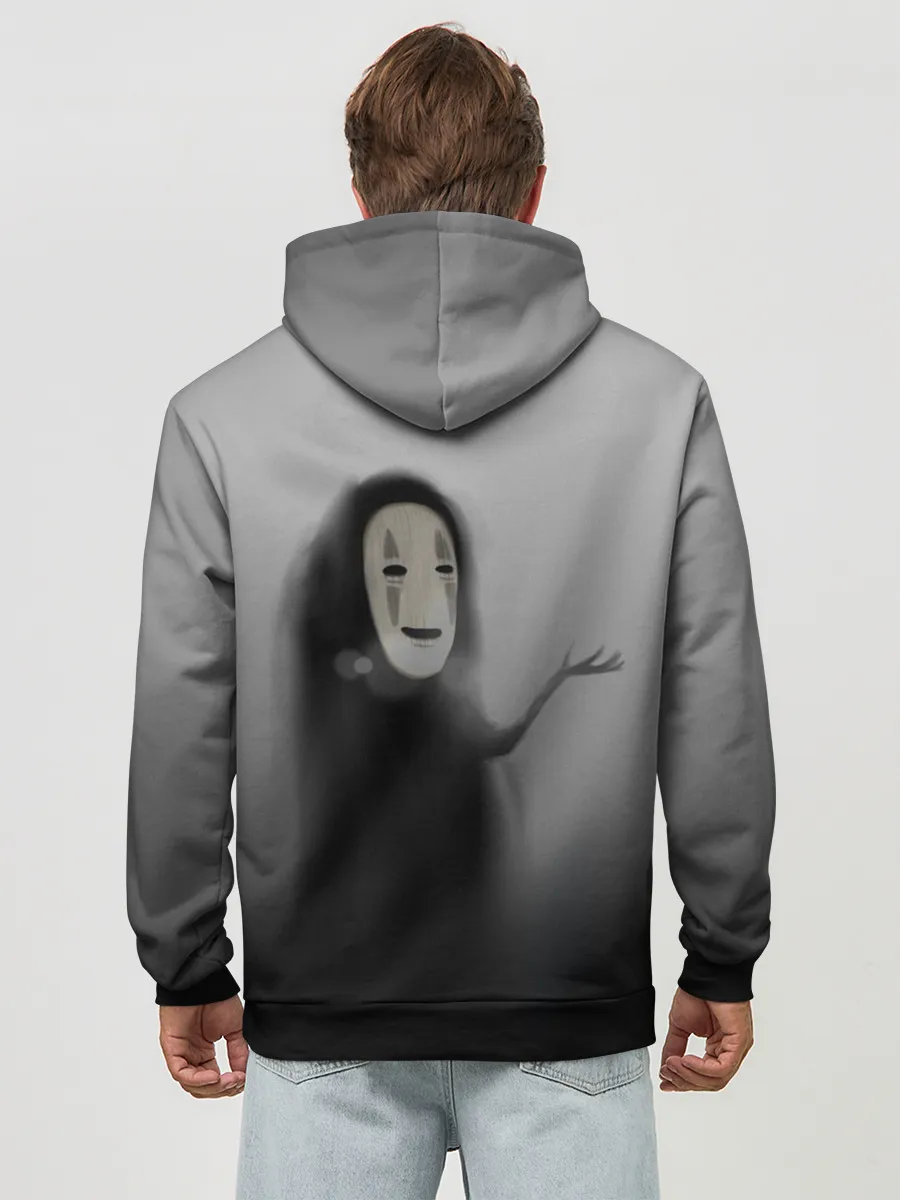 Худи мужской база хлопок / Каонаси в тумане