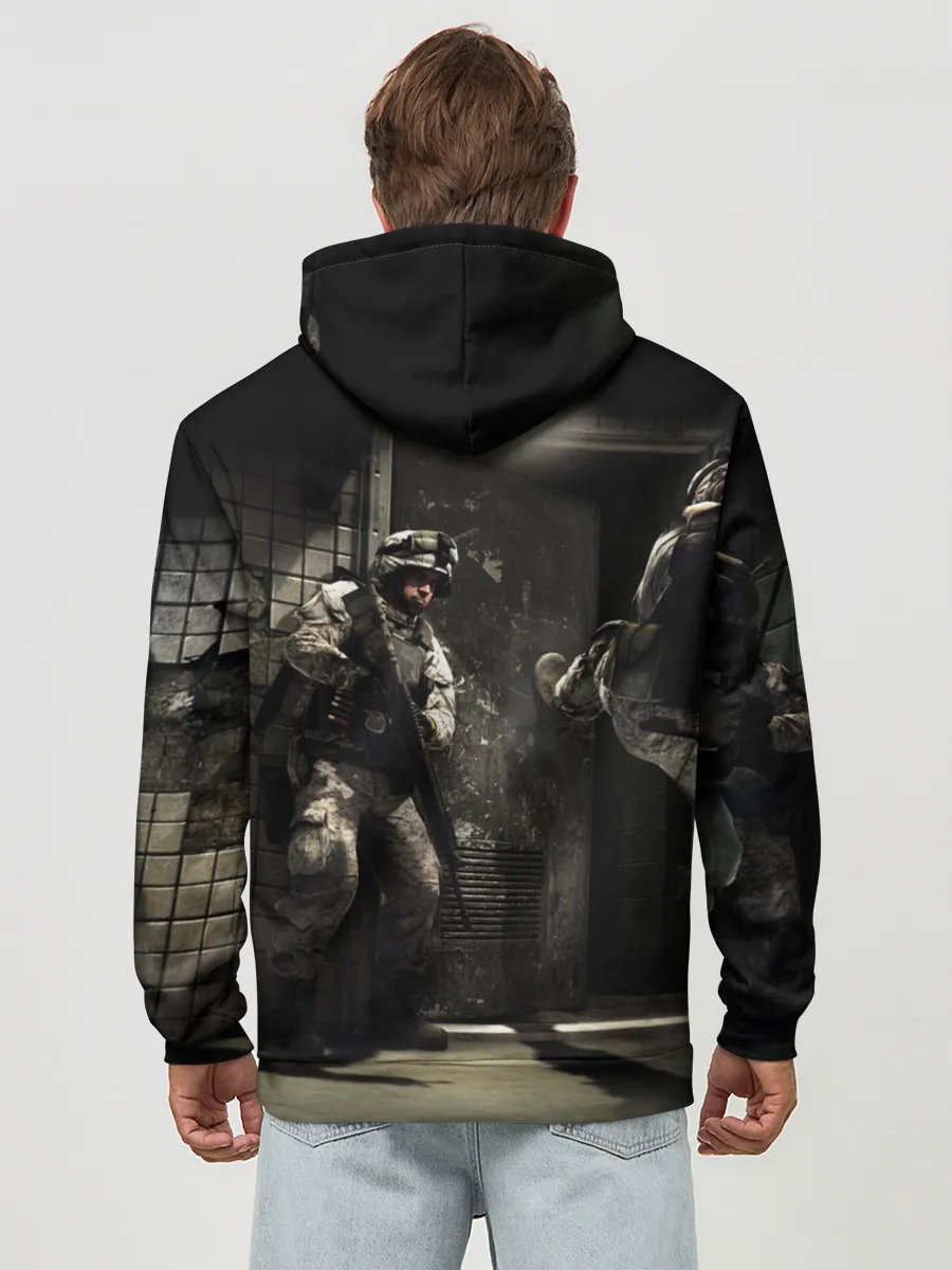 Худи мужской база хлопок / BATTLEFIELD 3