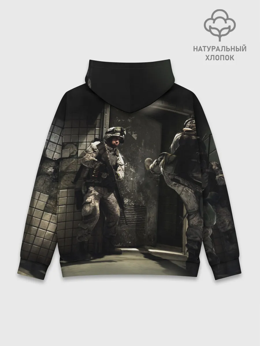 Худи мужской база хлопок / BATTLEFIELD 3