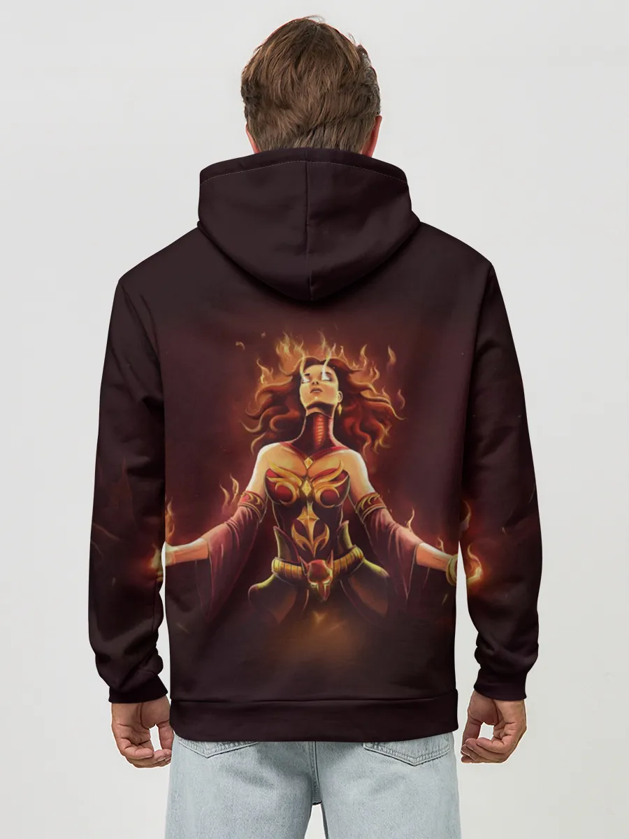 Худи мужской база хлопок / Dota 2 Lina