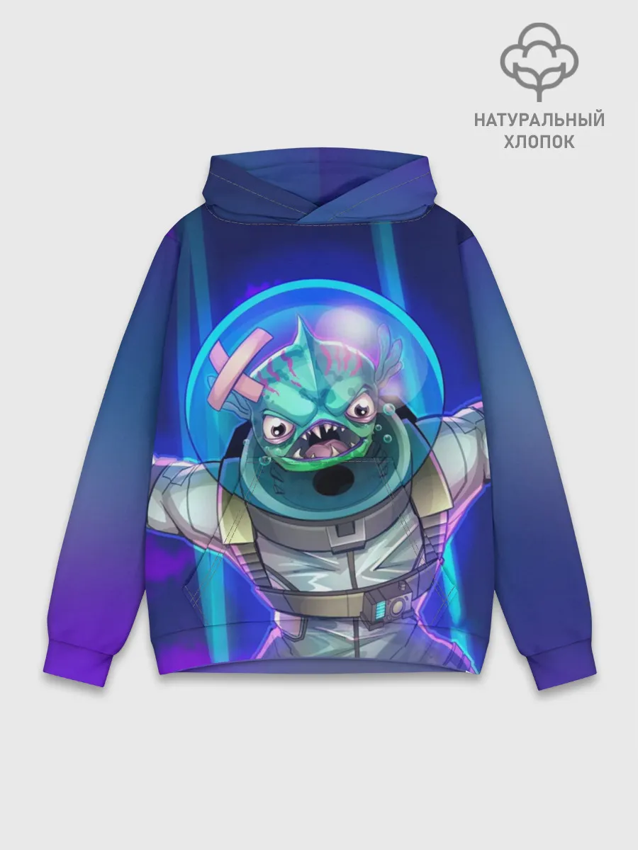 Худи мужской база хлопок / Fishy