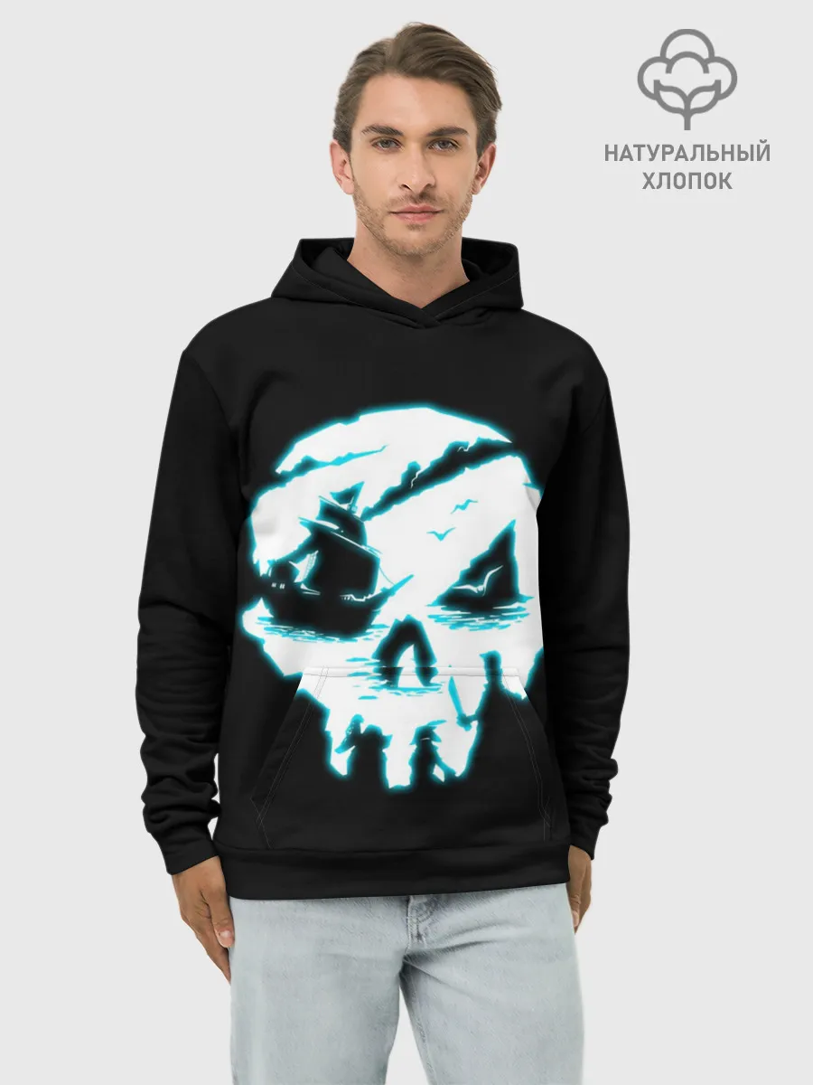 Худи мужской база хлопок / Sea of Thieves
