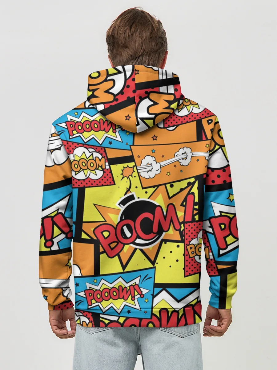 Худи мужской база хлопок / Boom Pop Art