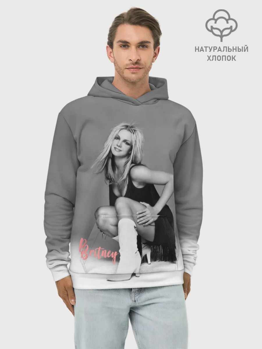 Худи мужской база хлопок / Britney _