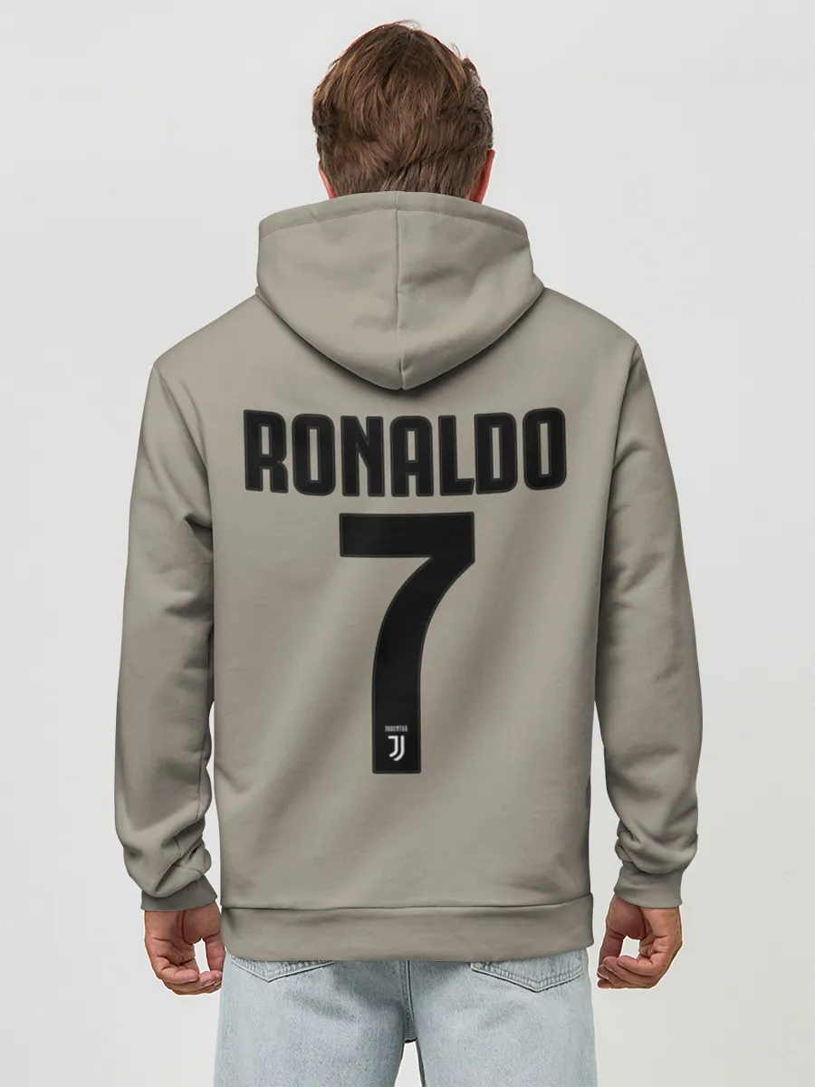 Худи мужской база хлопок / Гостевая форма Роналду Ювентус