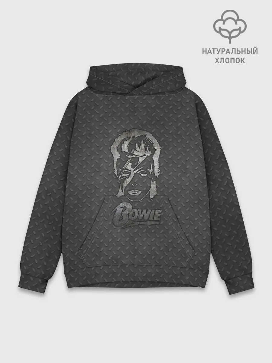 Худи мужской база хлопок / David Bowie