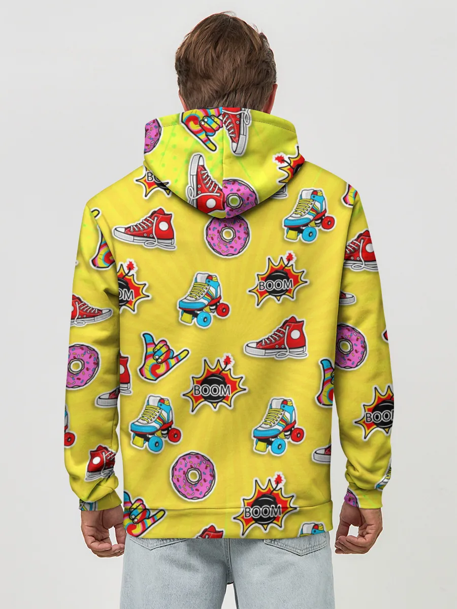 Худи мужской база хлопок / Pop Art