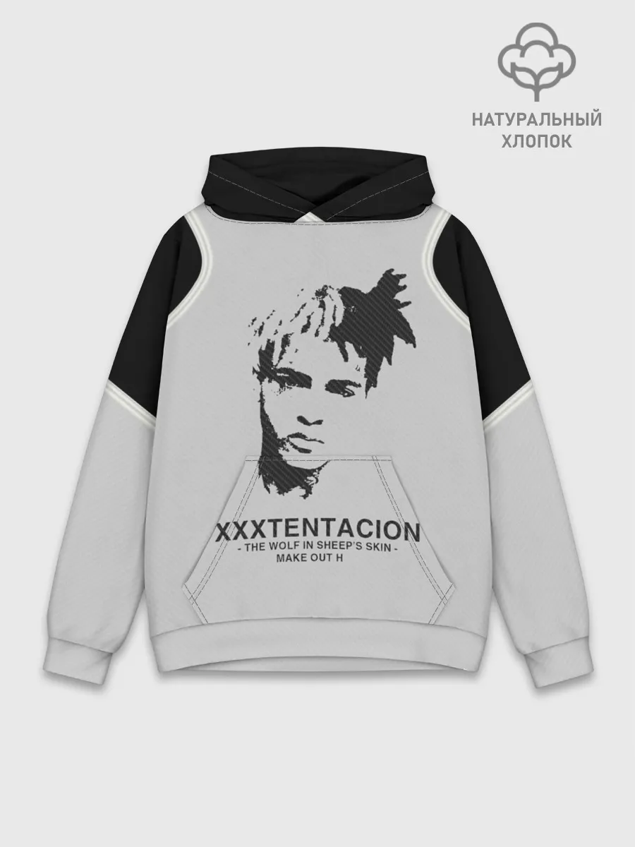 Худи мужской база хлопок / XXXTENTACION.