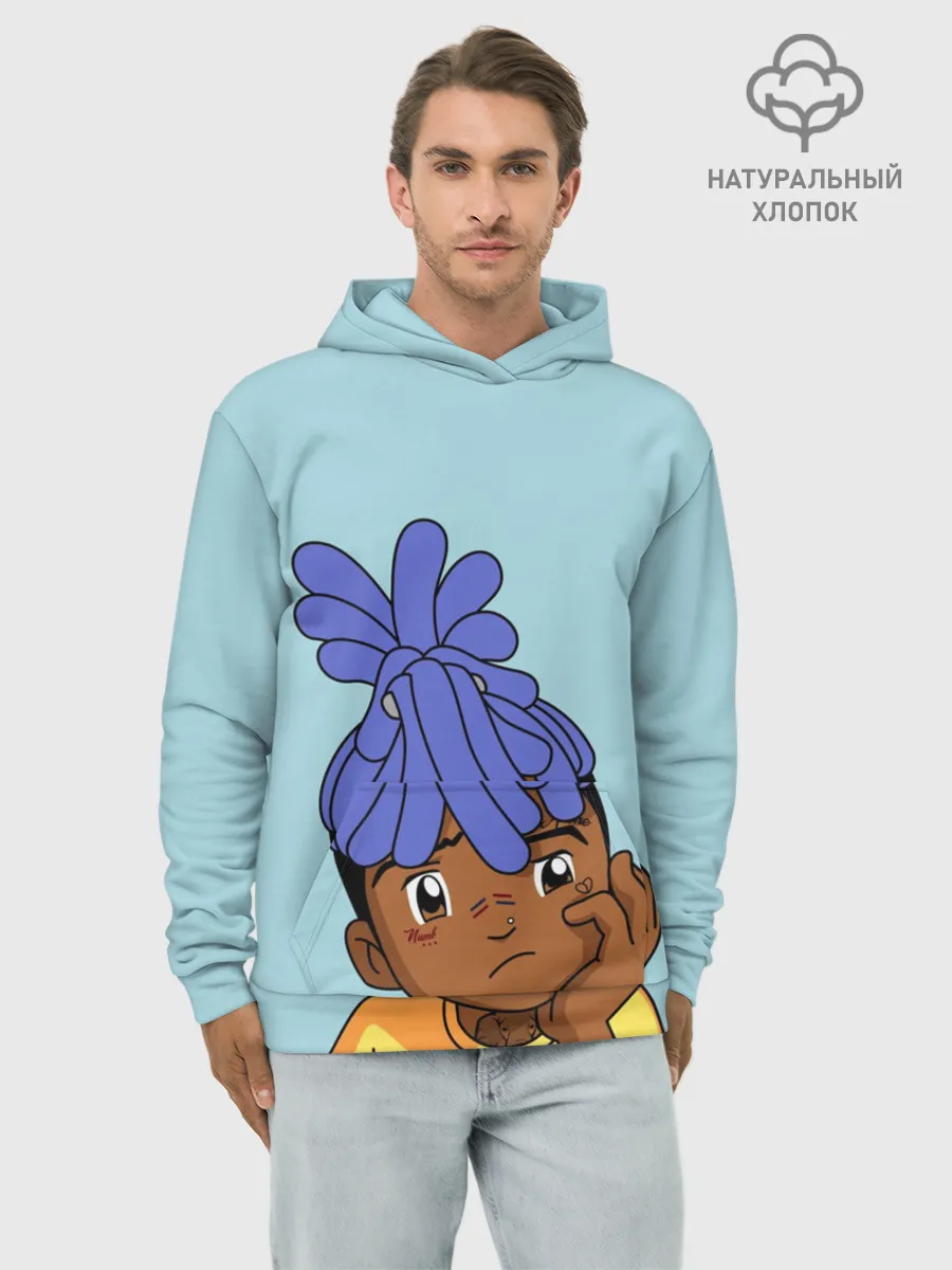 Худи мужской база хлопок / xxxtentacion