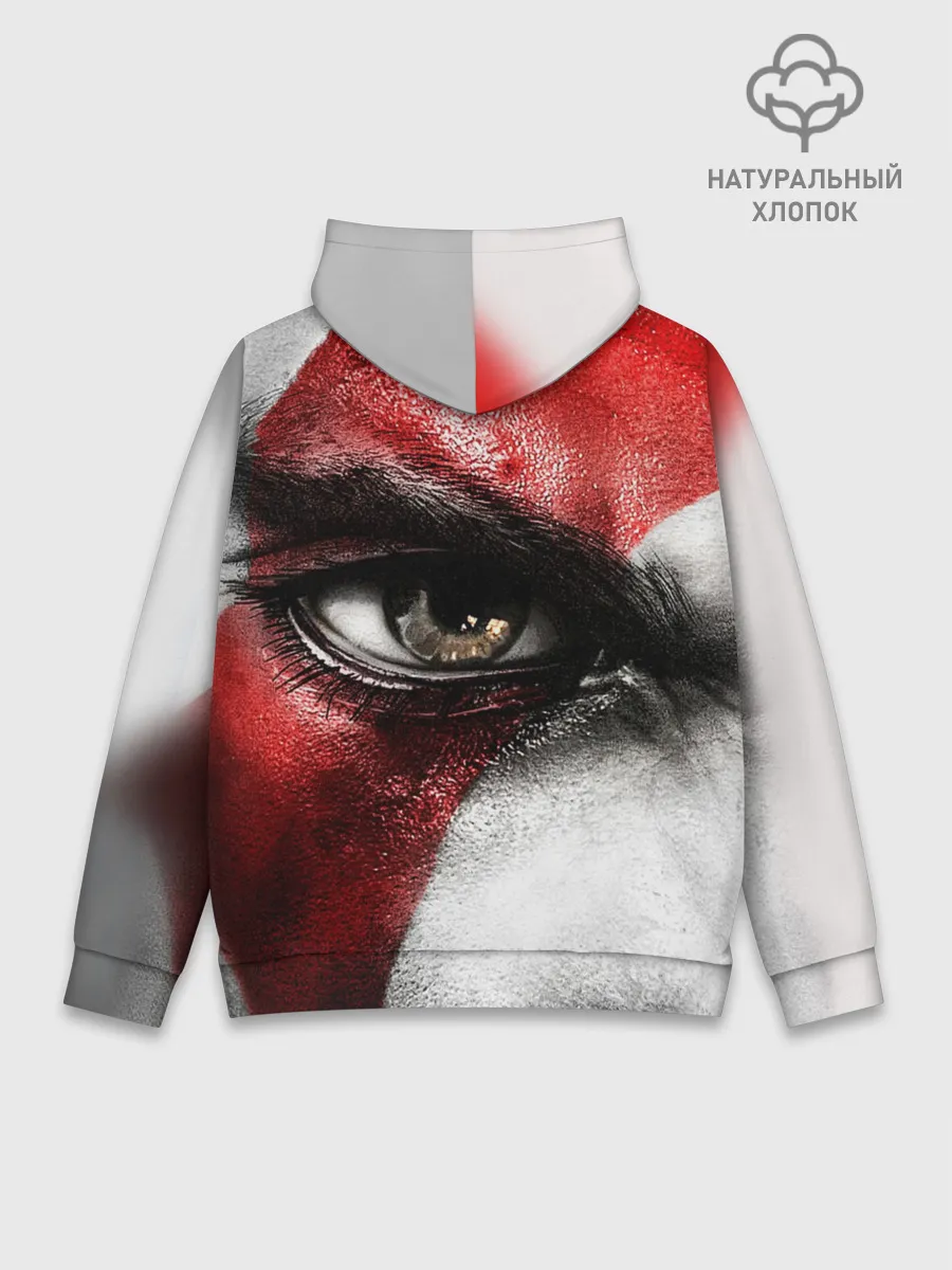 Худи мужской база хлопок / Взгляд Кратоса